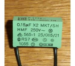 X2- Kondensator 0,15 uF250V AC MKT  ( F 1774 - 415)